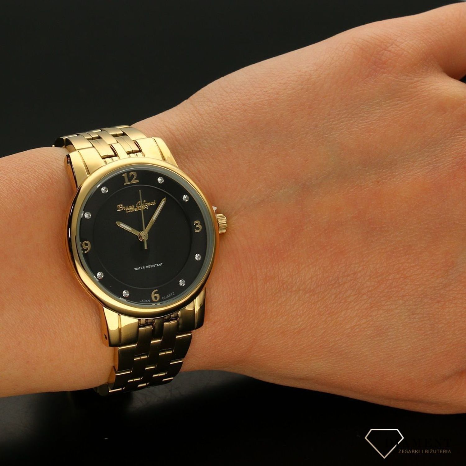 Zegarek damski Bruno Calvani BC2919 złota czerń (2).jpg